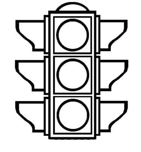 Malvorlagen zum Ausdrucken Ausmalbilder Ampel kostenlos 1