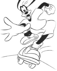 Ausmalbilder Goofy kostenlos 2