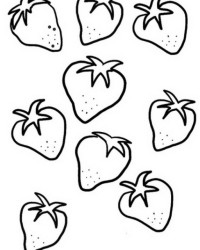 Ausmalbilder von Obst und gemüse Malvorlagen kostenlos ausdrucken