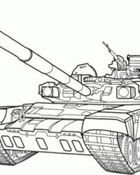 Ausmalbilder Panzer kostenlos 3