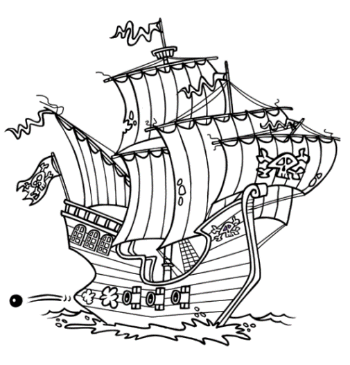 Malvorlagen Zum Ausdrucken Ausmalbilder Piratenschiff Kostenlos 3