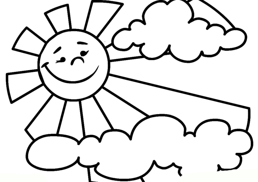 Malvorlagen zum Ausdrucken Ausmalbilder Sonne kostenlos 1